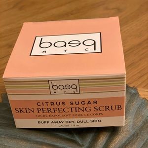 Basq NYC citrus sugar scrub exfoliator